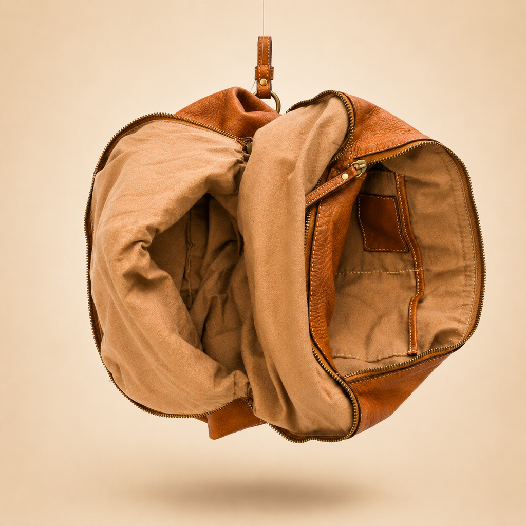 MilanoVera Rover Italian Leather Backpack – Cognac